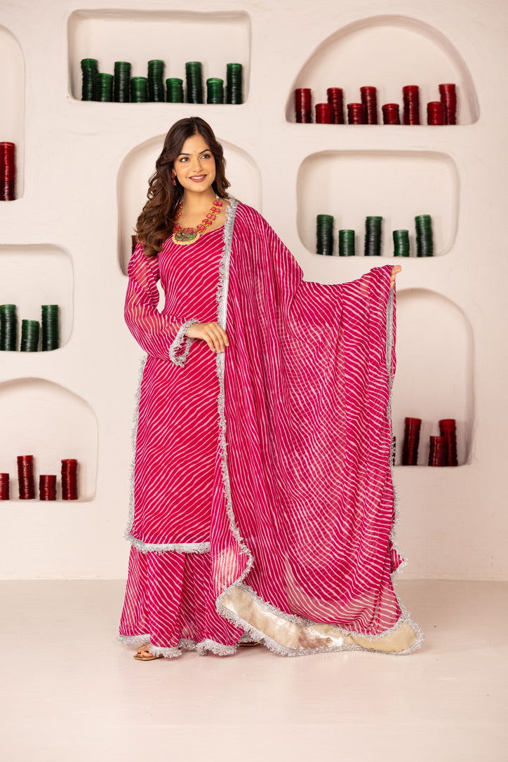 Pehno'Sa Gulaabi Shehzadi Sharara Set