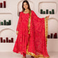 Pehno'Sa Gulaabi Bandhej Set