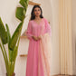 Quinn Pink Silk Suit Set