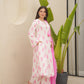 Soa Pink Block Print Cotton Suit Set
