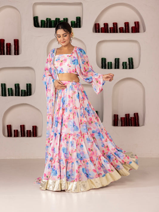 Reshami Lehenga Set