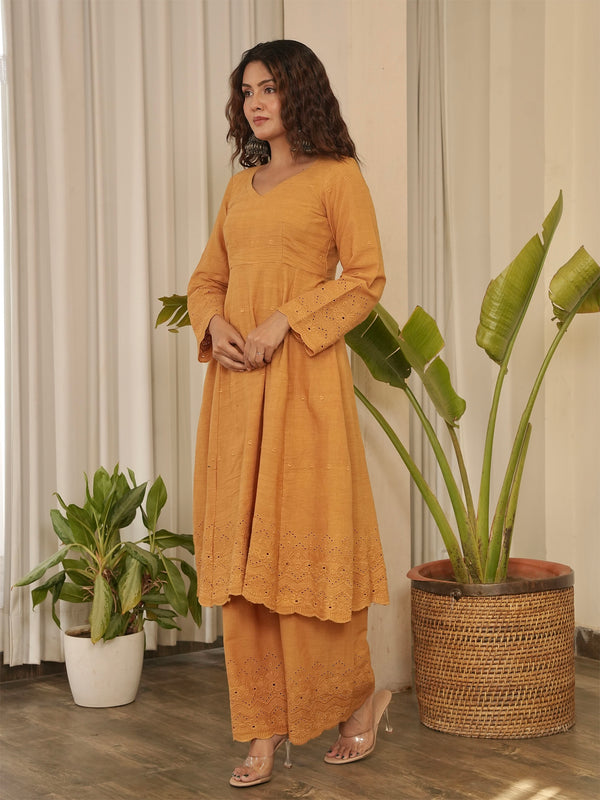 Peela Gulaab Kurta Set