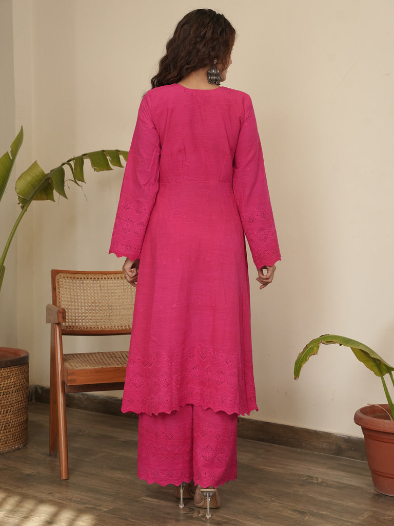 RANI GULAAB KURTA SET