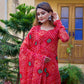 Raas Red Bandhani Suit Set
