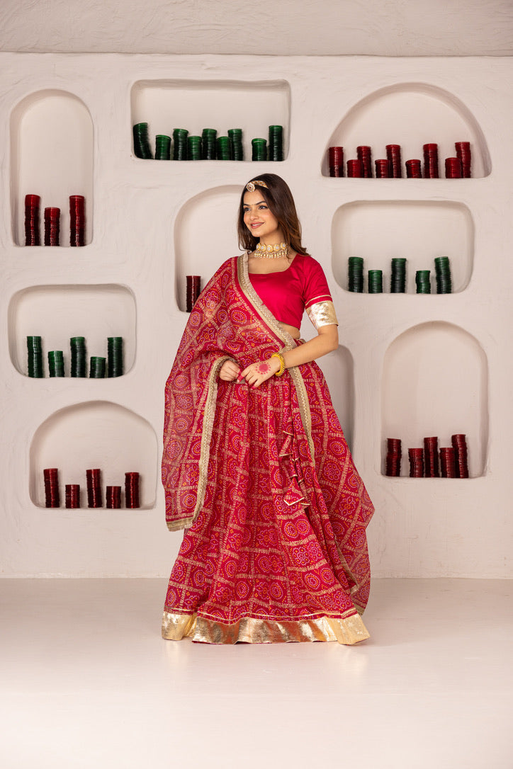 Pehno'Sa Paarobai Lehenga Set