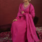 CHAAND PINK CRUSH COTTON AARIWORK SUIT SET