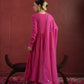 CHAAND PINK CRUSH COTTON AARIWORK SUIT SET