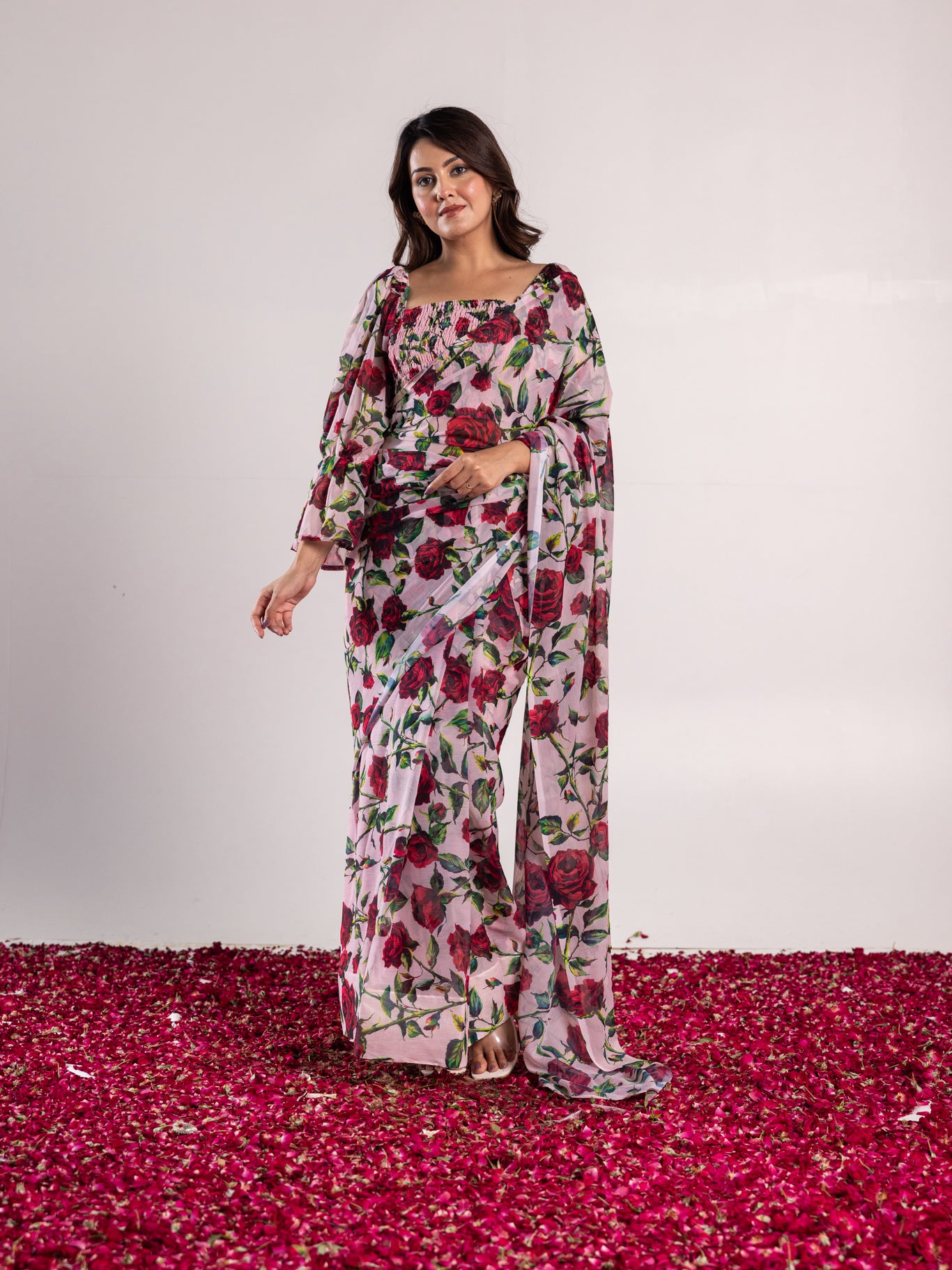 Rose Saree