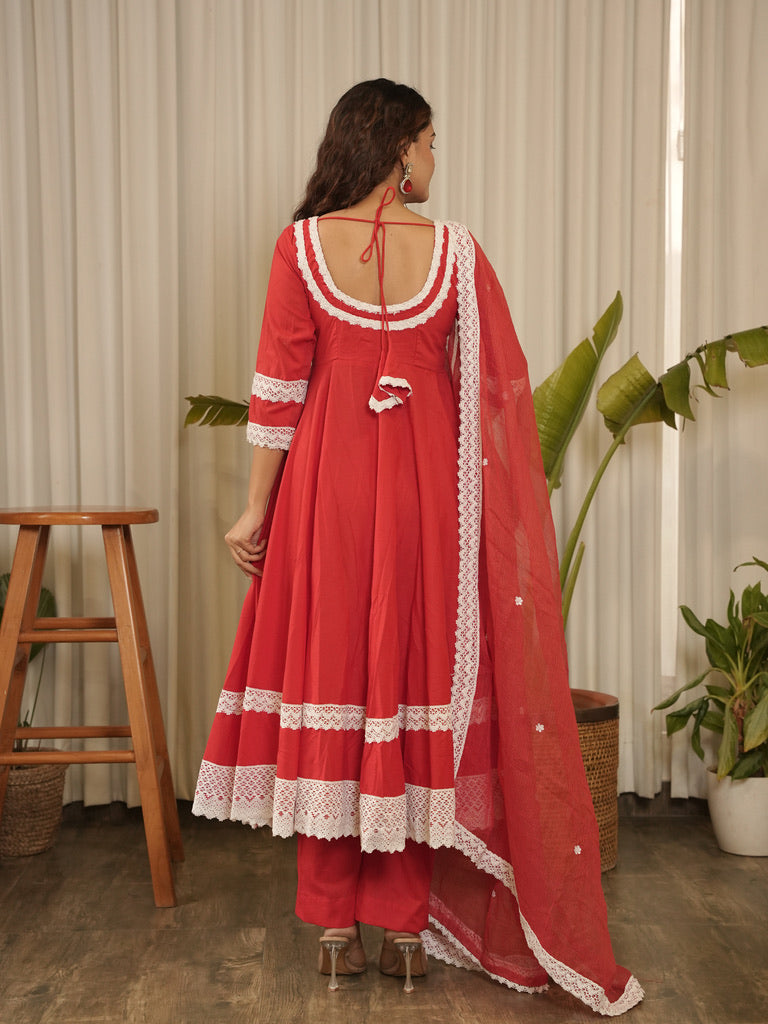 India Roopa Ran1 Roopa Suit Set – OneWe India