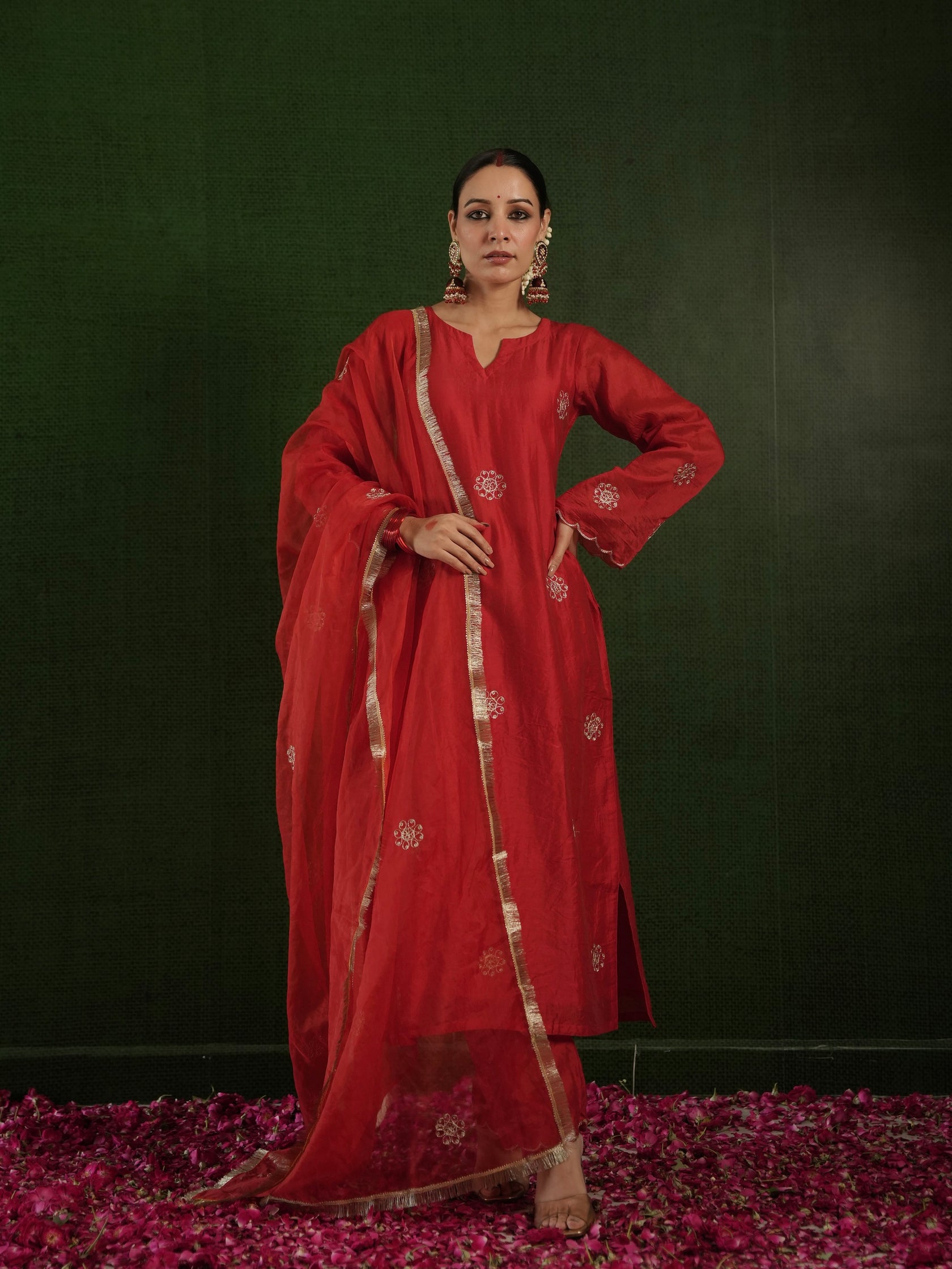 Chaand Baali Ruby Suit