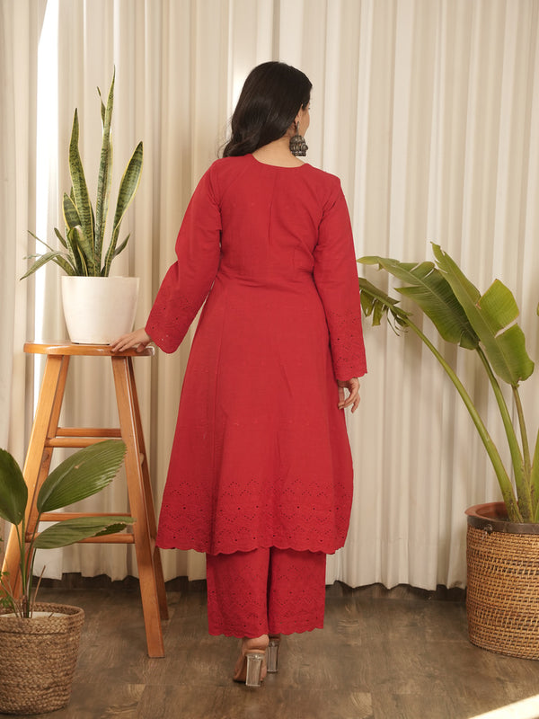 Laal Gulaab Kurta Set