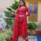 Raas Red Bandhani Suit Set