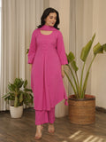 Pink Cotton Suit Set