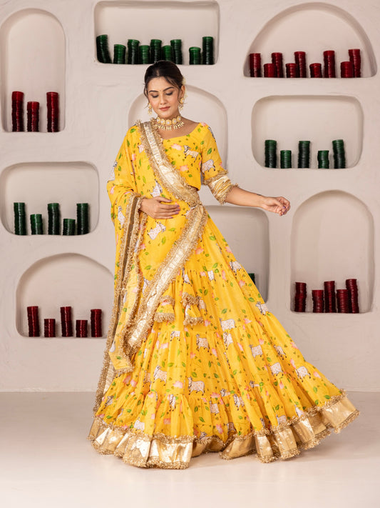 SHEESHAM LEHENGA SET