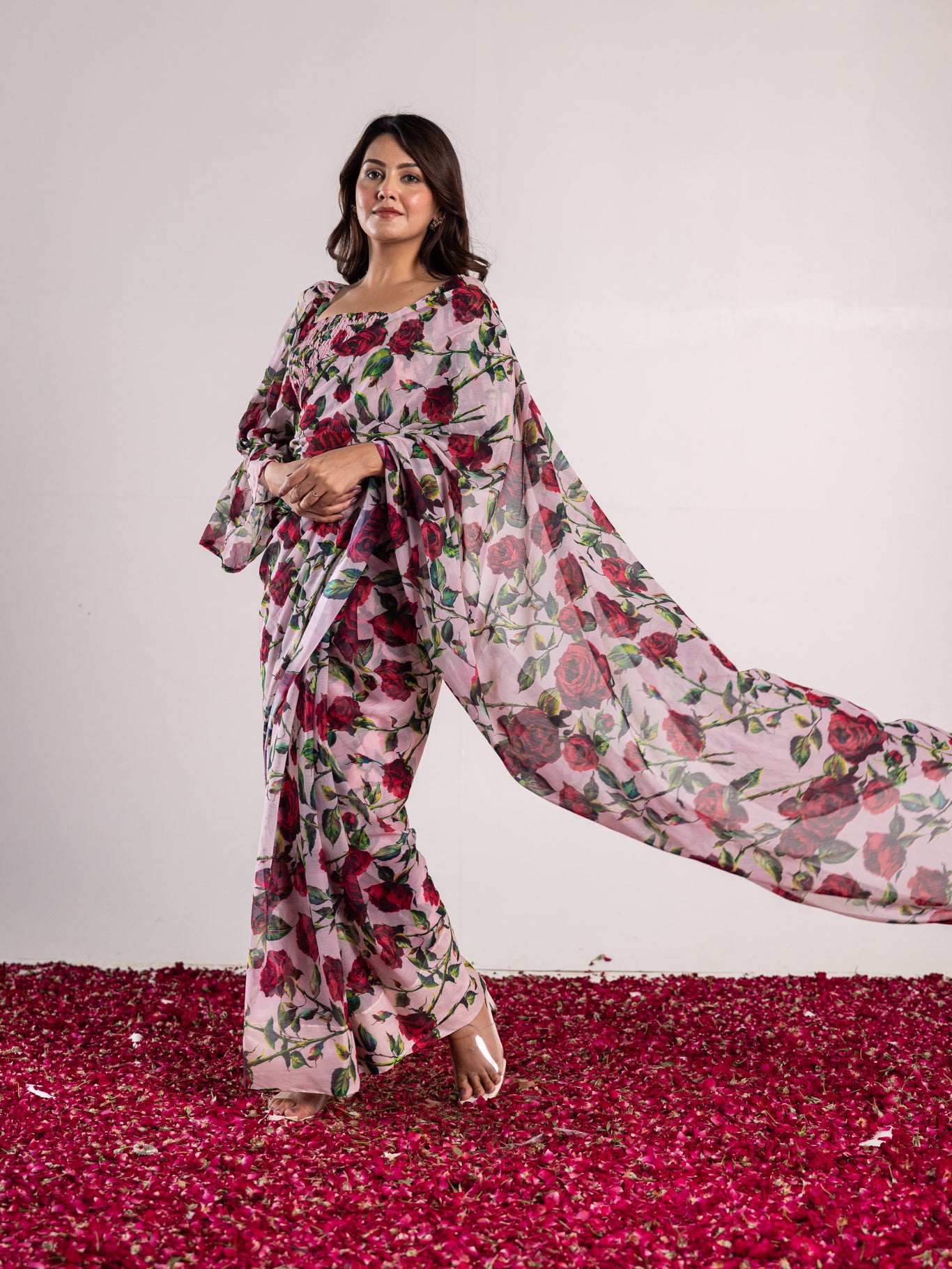 Rose Saree