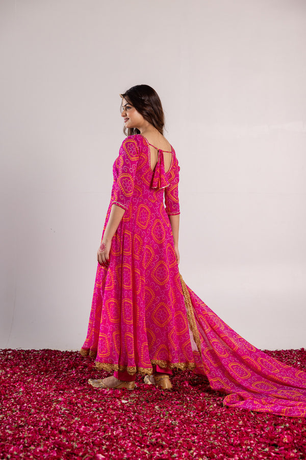 Pehno'Sa Roopa Bandhani Set