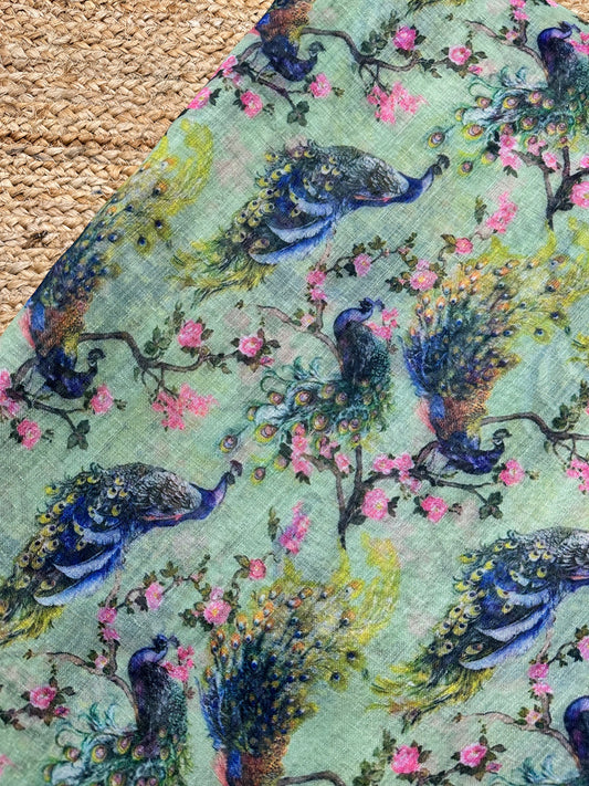 Peacock Linen