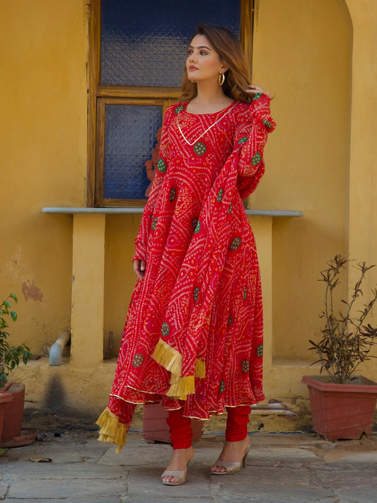 Leela Bandhani Set