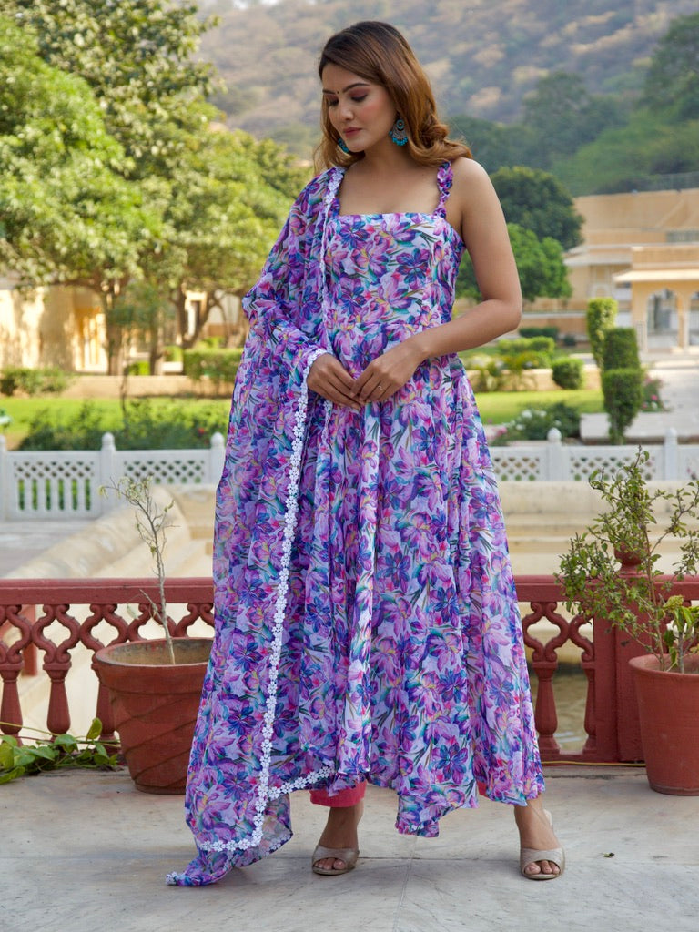 Koyal floral suit set