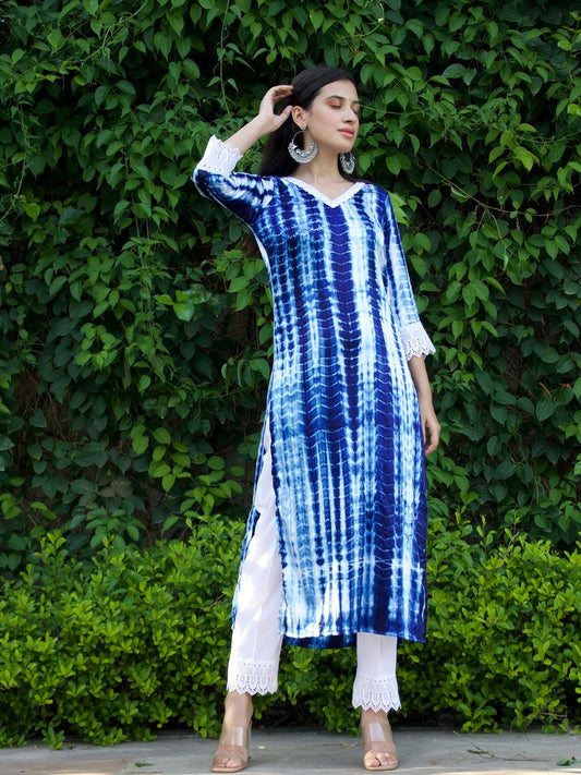 Sapphire shibori set