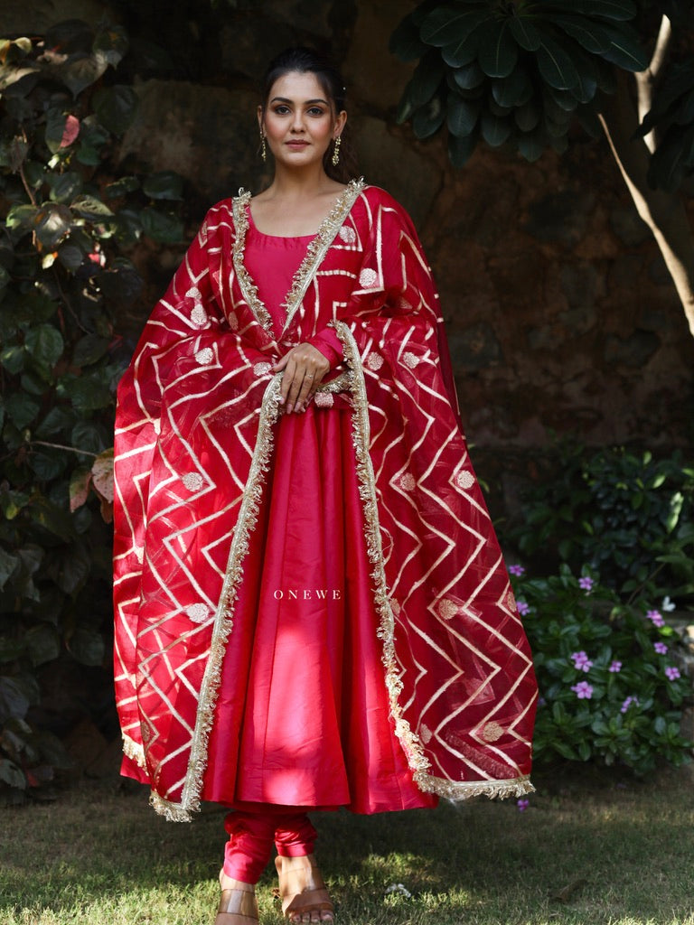 Aabha Silk Suit Set