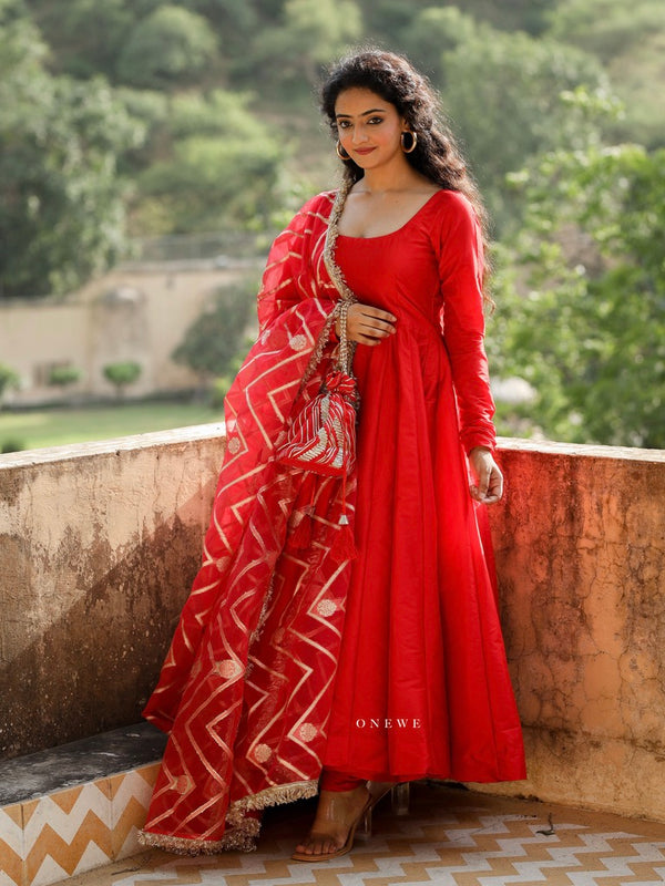 Roopmati Silk Suit Set