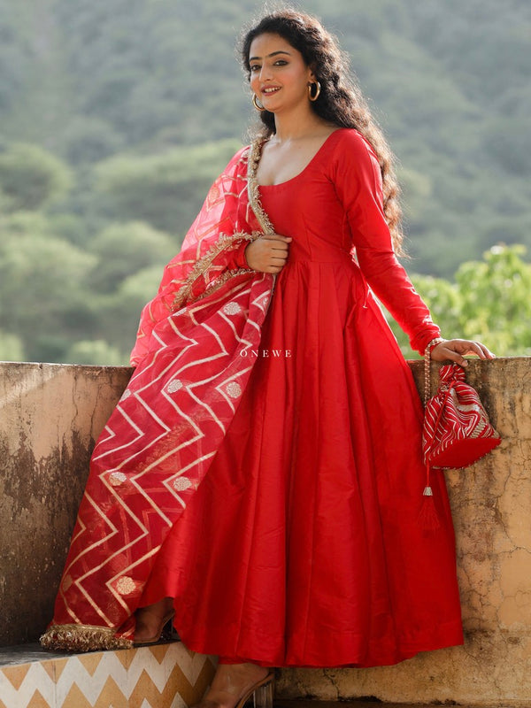 Roopmati Silk Suit Set