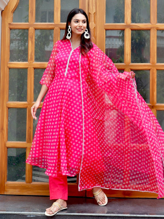 Gulaabo Bandhani Set