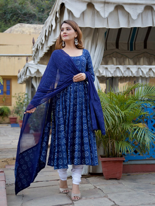 Lata anarkali set