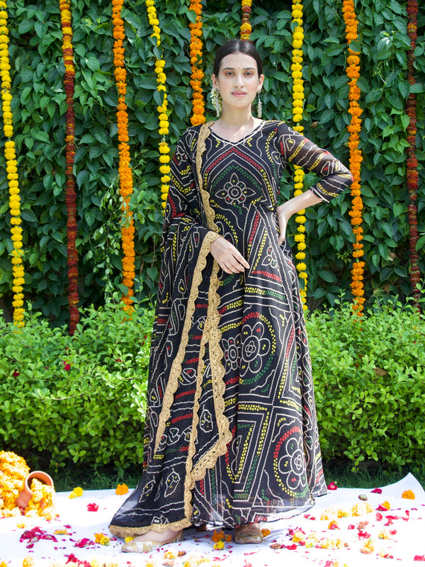 Gulnaaz Bandhani Set