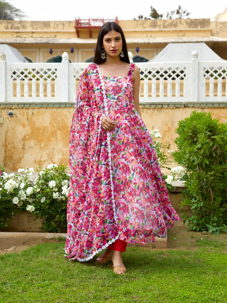 Chidiya floral suit set