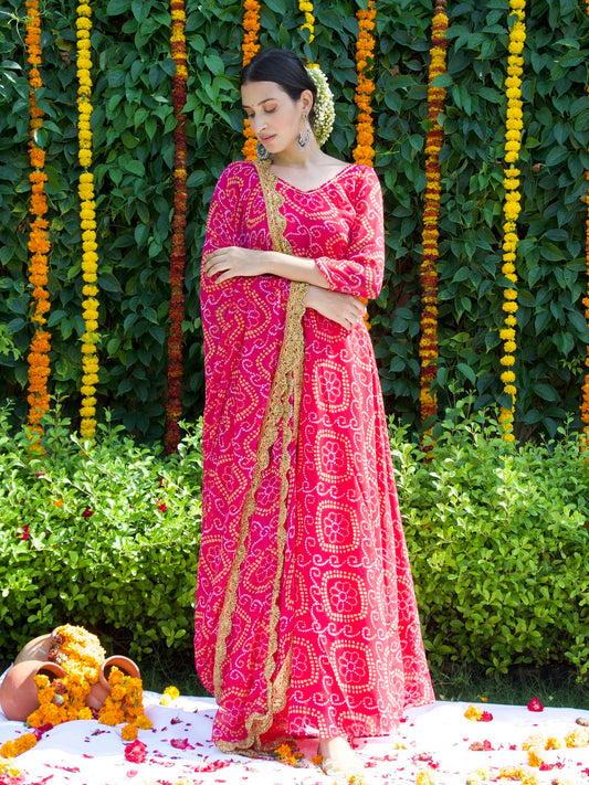Sheena Bandhani Set
