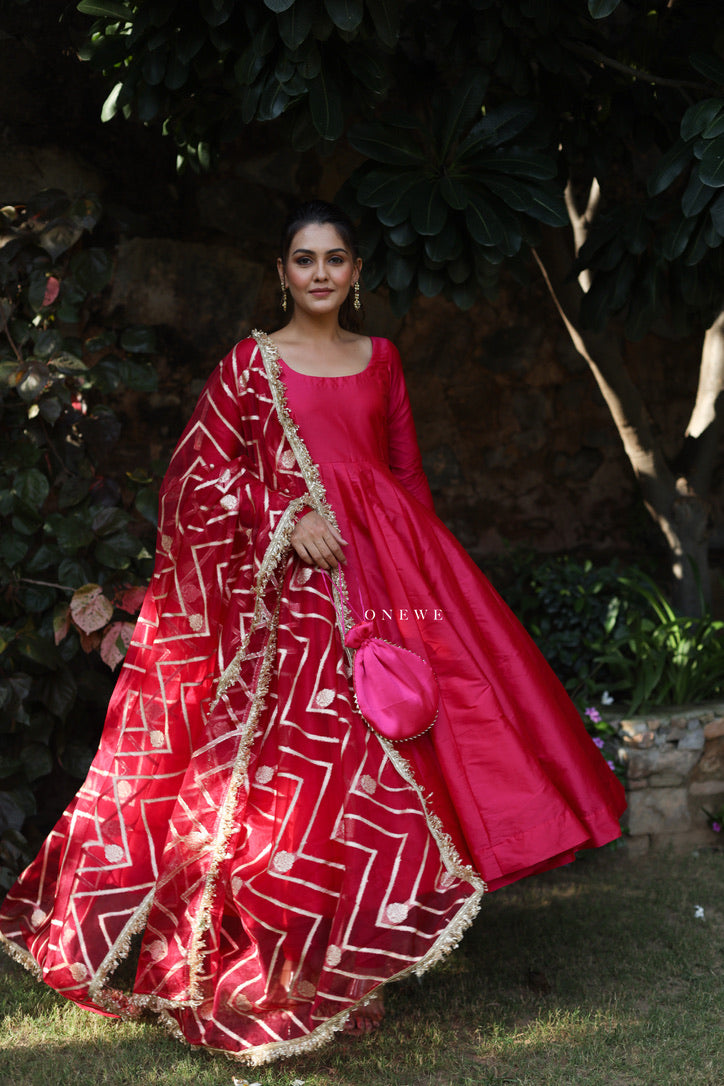 Aabha Silk Suit Set