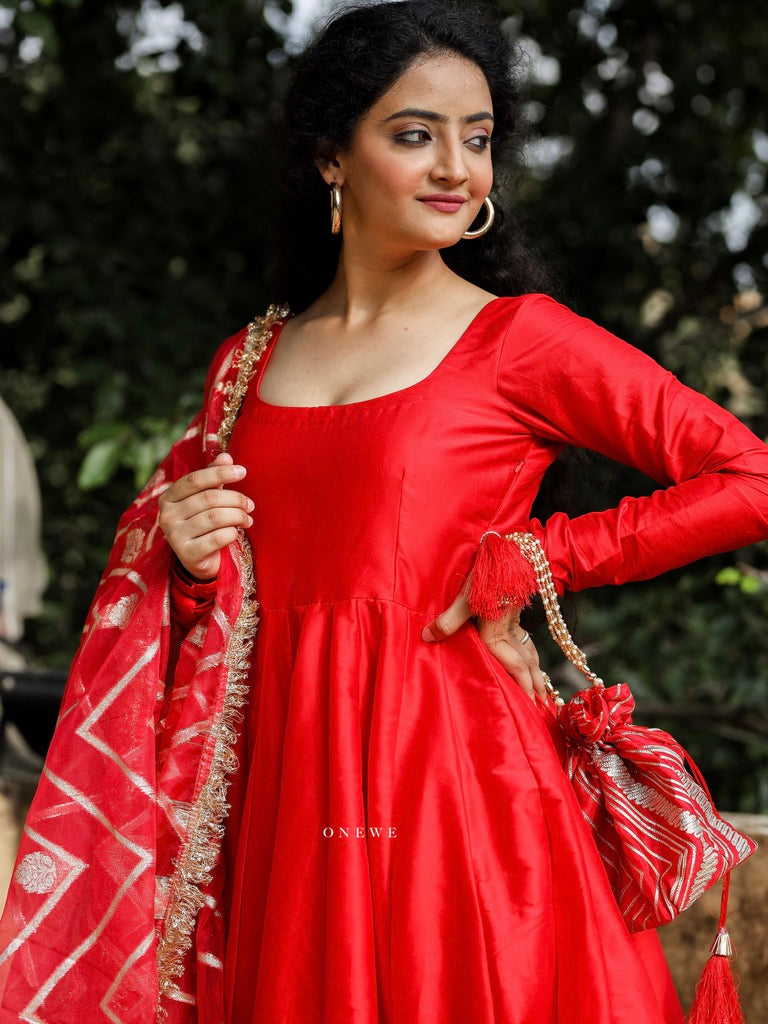 Roopmati Silk Suit Set