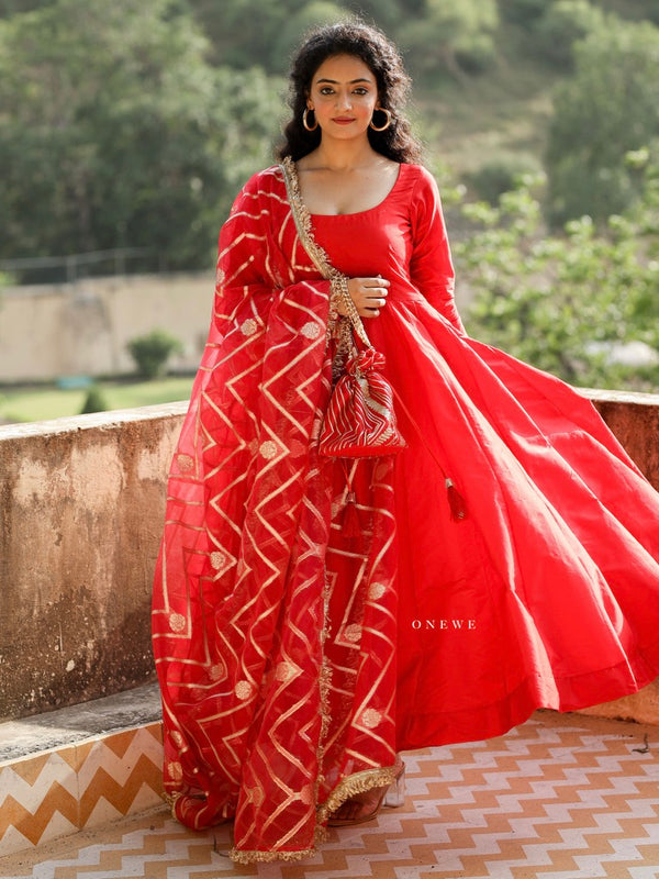 Roopmati Silk Suit Set