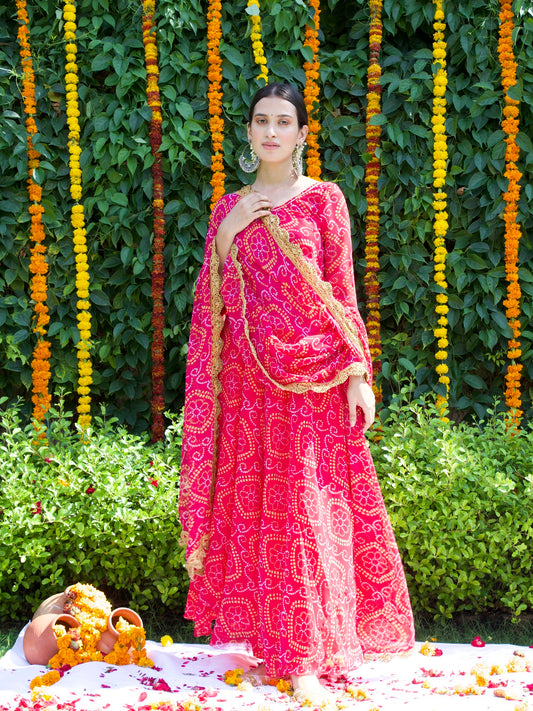 Sheena Bandhani Set